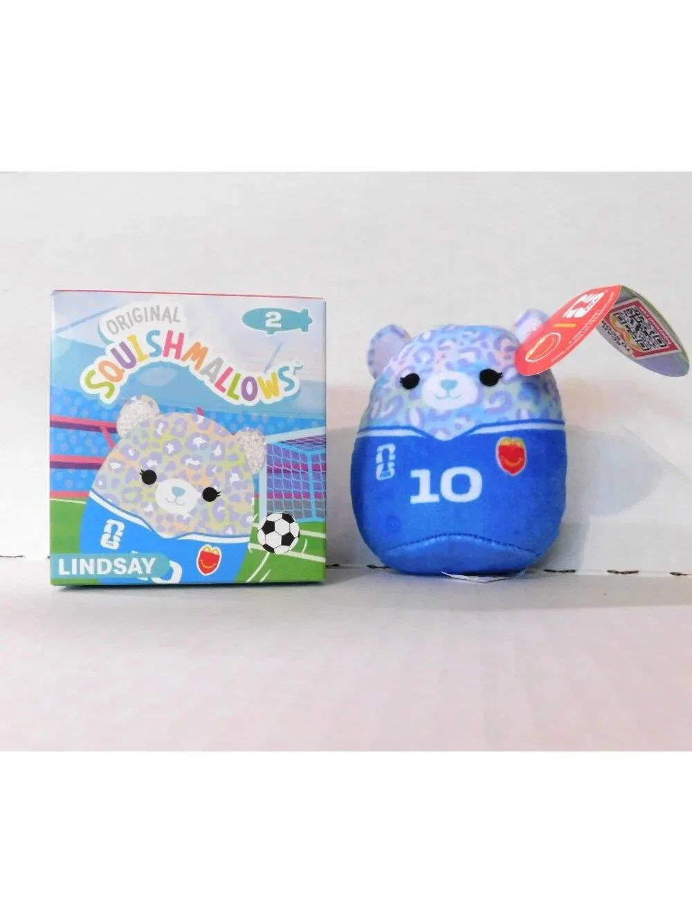 Squishmallows Lindsay 2026 FIFA Soccer McDonalds Happy Meal Toy Plush Boxed